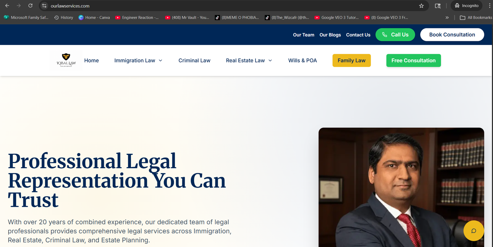 Legal Help Website